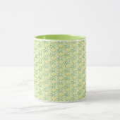 Geometrische kleuren Lime Green-Mok Mok (Midden)