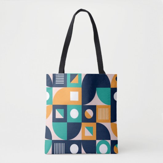 Geometrische kleurensamenstelling sjabloon met abs draagtas (Voorkant)