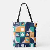 Geometrische kleurensamenstelling sjabloon met abs draagtas (Achterkant)