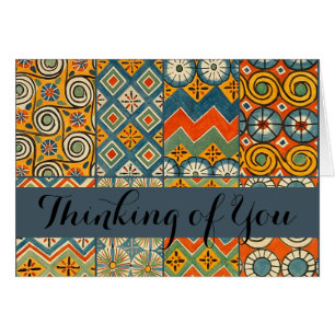 Geometrische kleurrijke Antiek Egyptische grafisch