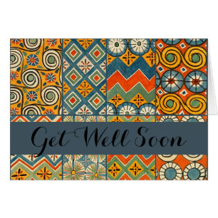 Geometrische kleurrijke Antiek Egyptische grafisch