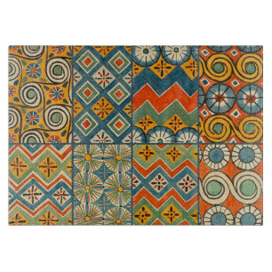 Geometrische kleurrijke Antiek Egyptische grafisch Snijplank