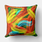 geometrische kleurrijke decoratieve kussenhoes kussen (Achterkant)