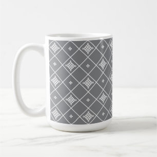 Geometrische kruis hanger koffiemok