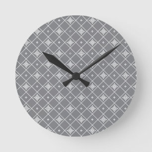 Geometrische kruis hanger ronde klok
