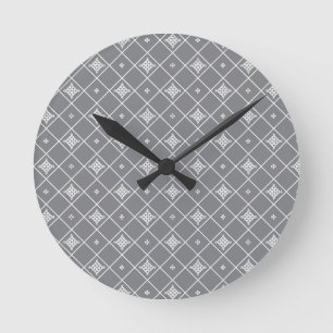 Geometrische kruis hanger ronde klok