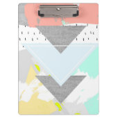 Geometrische kunst afdrukken klembord (Voorkant)