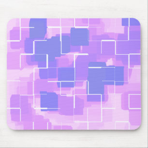 Geometrische kunst "Blauwe Berry" Muismat
