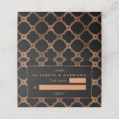  Geometrische Kunst Deco Gatsby Wedding (Buitenkant ongevouwen)