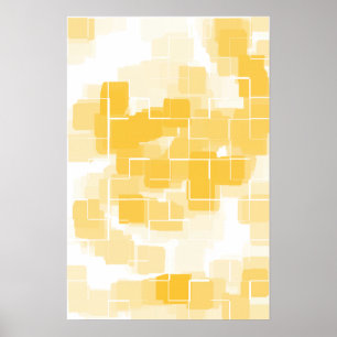 Geometrische kunst "Melon" Poster