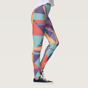 Geometrische kunst minimaal kunstontwerp leggings