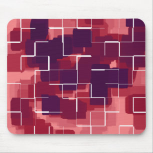 Geometrische kunst van de "carnabes" muismat