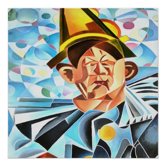 Geometrische kunst van de Melancholineklak Perfect Poster (Voorkant)