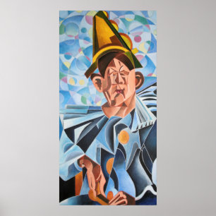 Geometrische kunst van de Melancholineklak Poster