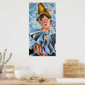 Geometrische kunst van de Melancholineklak Poster (Keuken)