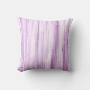 Geometrische lavendelstreep kussen