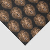 Geometrische leenportret tissuepapier (Detail)