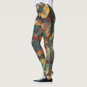 Geometrische leggings van gebrandschilderd glas (Links)