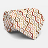 Geometrische linkpatronen van de middelbare schijf stropdas (Opgerold)