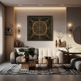 Geometrische luxe poster