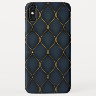 Geometrische luxueuze gouden vormen Hoesje-Mate i iPhone XS Max Hoesje