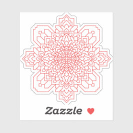 Geometrische Mandala #11 Sticker