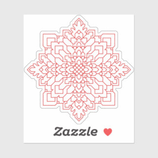 Geometrische Mandala #13 Sticker