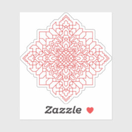 Geometrische Mandala #14 Sticker