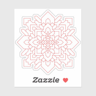 Geometrische Mandala #1 Sticker