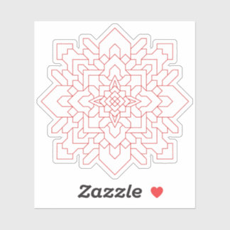 Geometrische Mandala #1 Sticker