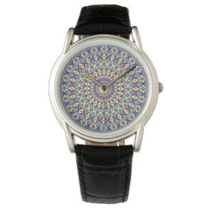 Geometrische Mandala 2  Horloge