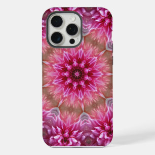 Geometrische mandala roze bloem patroon-67545 iPhone 15 pro max hoesje