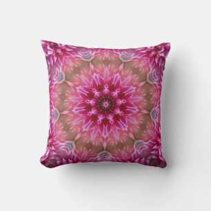 Geometrische mandala roze bloem patroon-67545 kussen