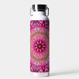Geometrische mandala roze bloem patroon-67545 waterfles