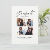 Geometrische meerblauw afstuderen voor de marinesc aankondiging (Staand voorkant)