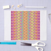 Geometrische-meisjespapier Tissuepapier (Craft)