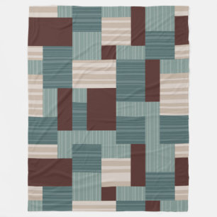 Geometrische middeleeuwse patronen 3 fleece deken