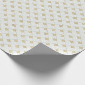 Geometrische minimalisme strepen cadeaupapier (Hoek)