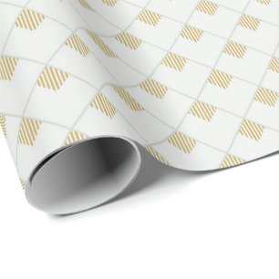 Geometrische minimalisme strepen cadeaupapier