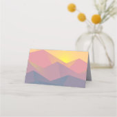 Geometrische minimalistisch ritsgebergte (Achterkant)