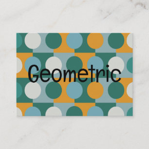 Geometrische minimalistische hedendaagse geometris visitekaartje