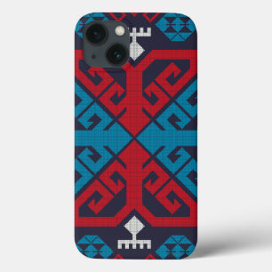 Geometrische mode classic schattig-trendy kleurrij iPhone 13 hoesje