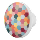 Geometrische moderne Hexagon Pattern keramische kn Knop (Rechts)