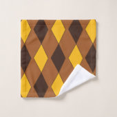 Geometrische moderne trendy diamantpatroon bad handdoek (Wasdoekje)
