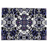 Geometrische moroccan kaliedoscoop met sierstijl groot cadeauzakje (Achterkant)