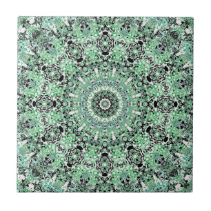 Geometrische moroccan kaliedoscoop voor sierdoelei tegeltje