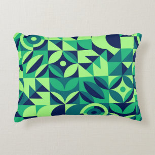 Geometrische muurschildering: modern  design. accent kussen