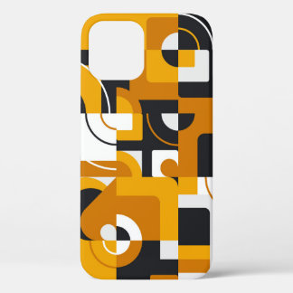 Geometrische muurschildering: Moderne  stijl iPhone 12 Hoesje