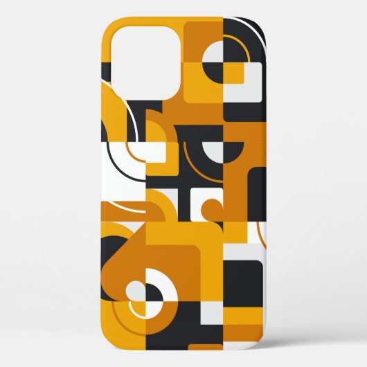 Geometrische muurschildering: Moderne stijl Case-Mate iPhone Case (Achterkant)