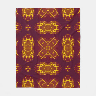 Geometrische naadloze printretrospecteur. Geometri Fleece Deken